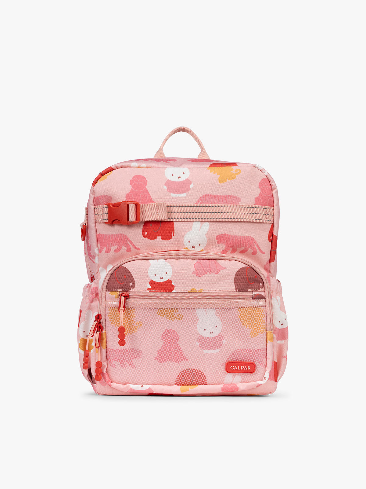 Miffy Kids Medium Backpack in Miffy Pink Zoo Trip