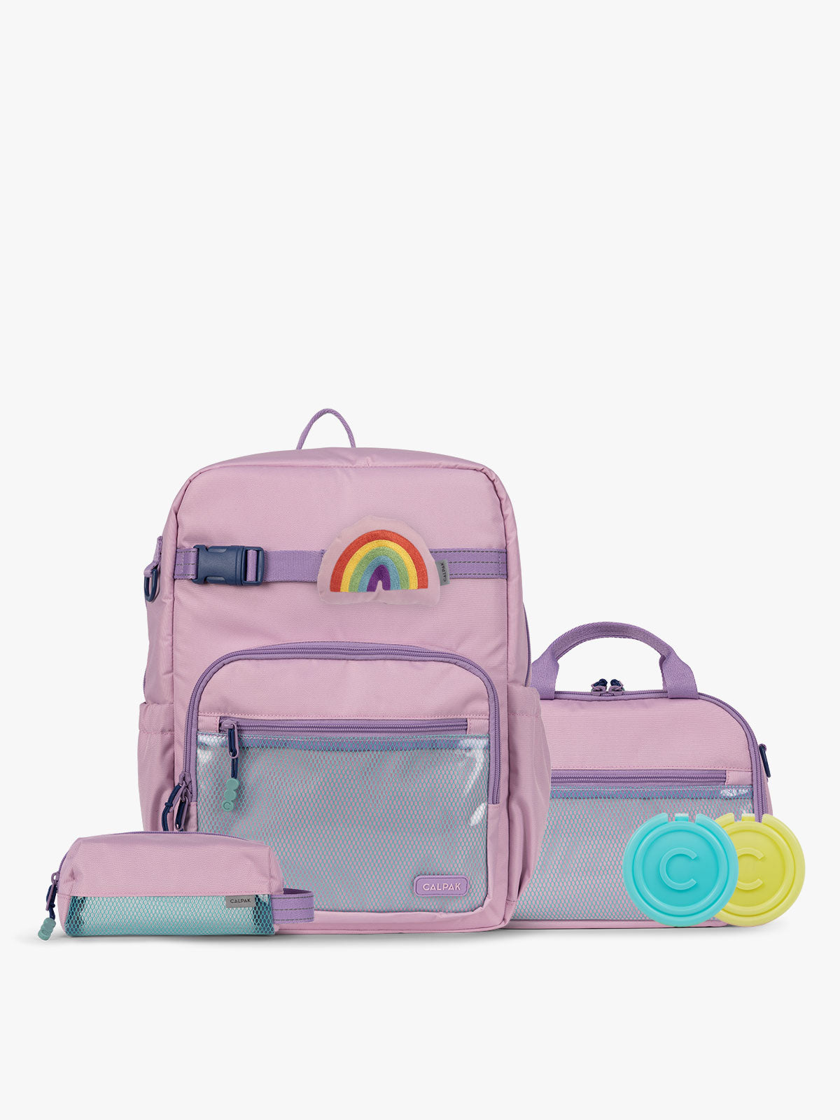 Kids School Essentials Bundle with Large Backpack in Orchid Pink