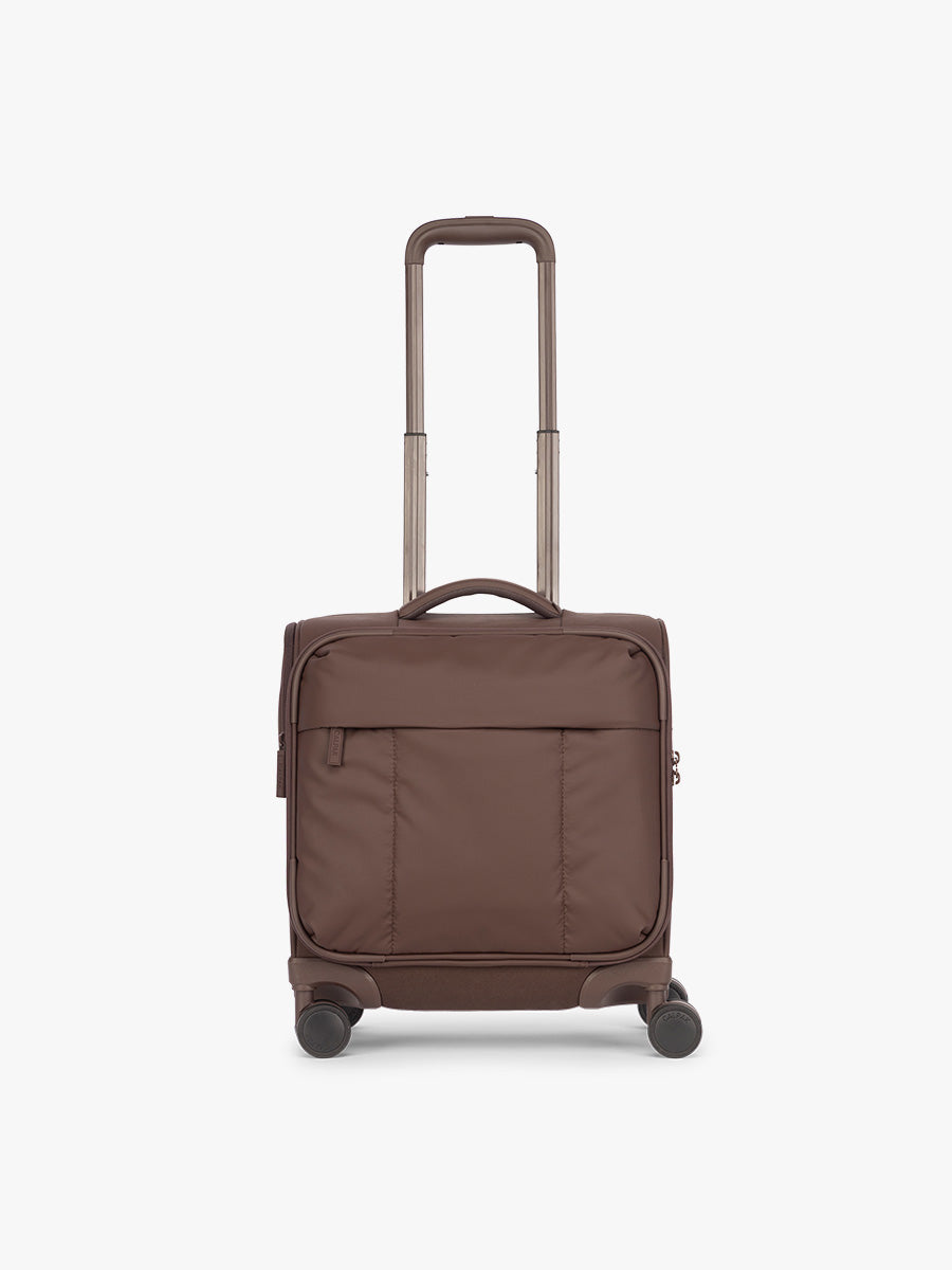 Luka Soft-Sided Mini Carry-On Luggage in Walnut