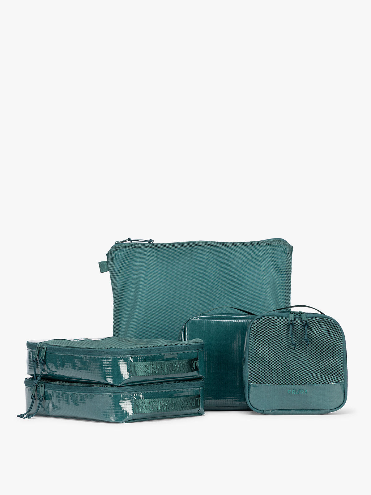 Terra 5-Piece Packing Cube Set in Kale