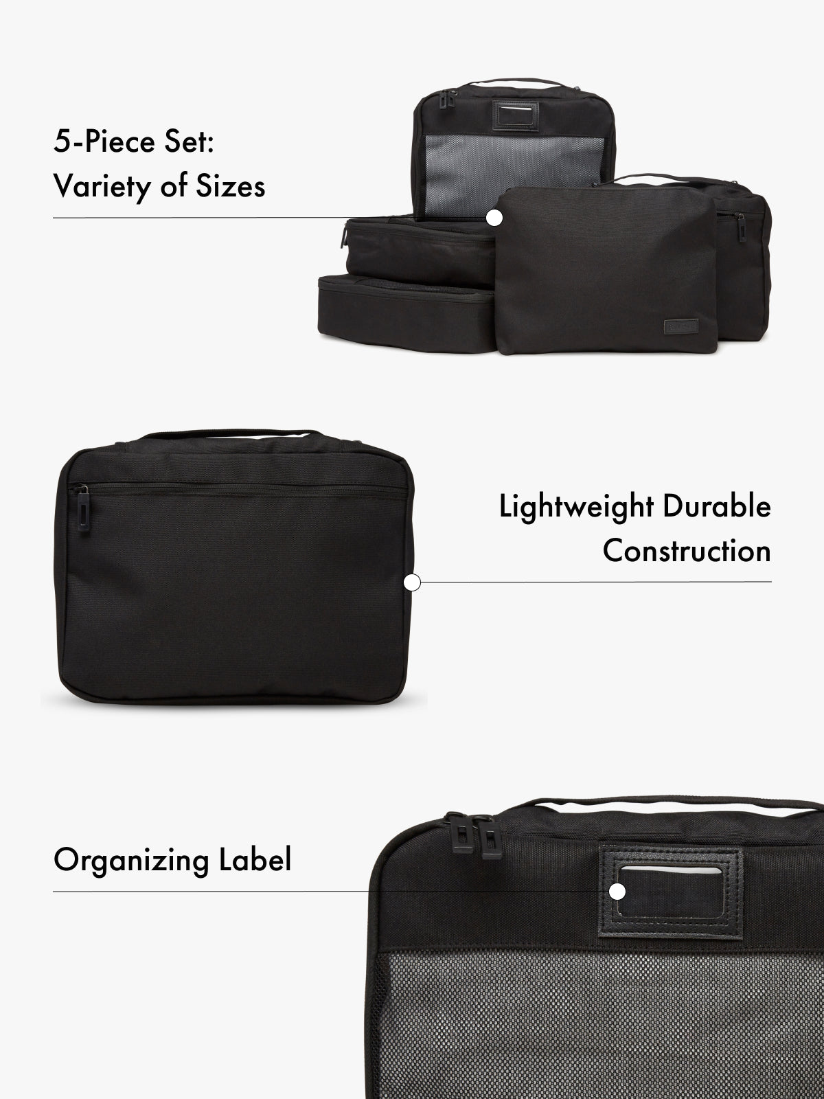 Packing Cubes Set (5 Pieces)
