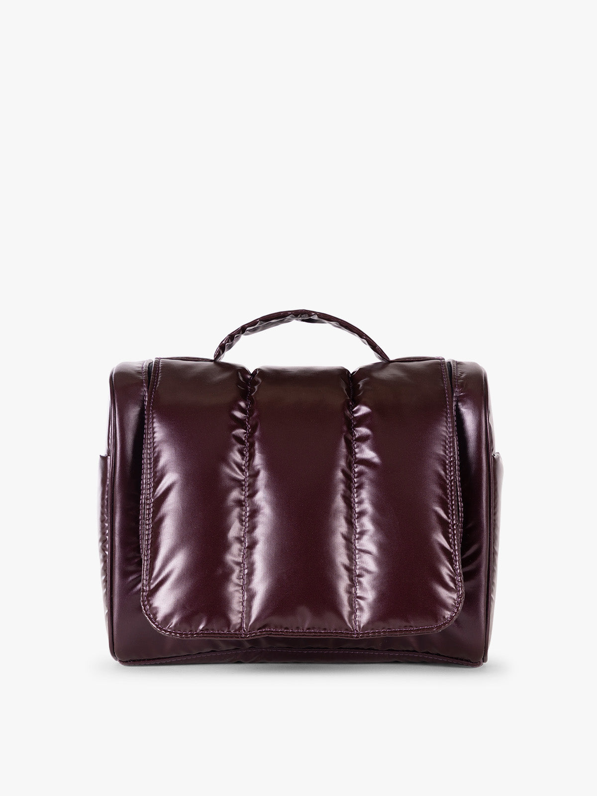Luka Hanging Toiletry Bag in Glazed Dark Cherry