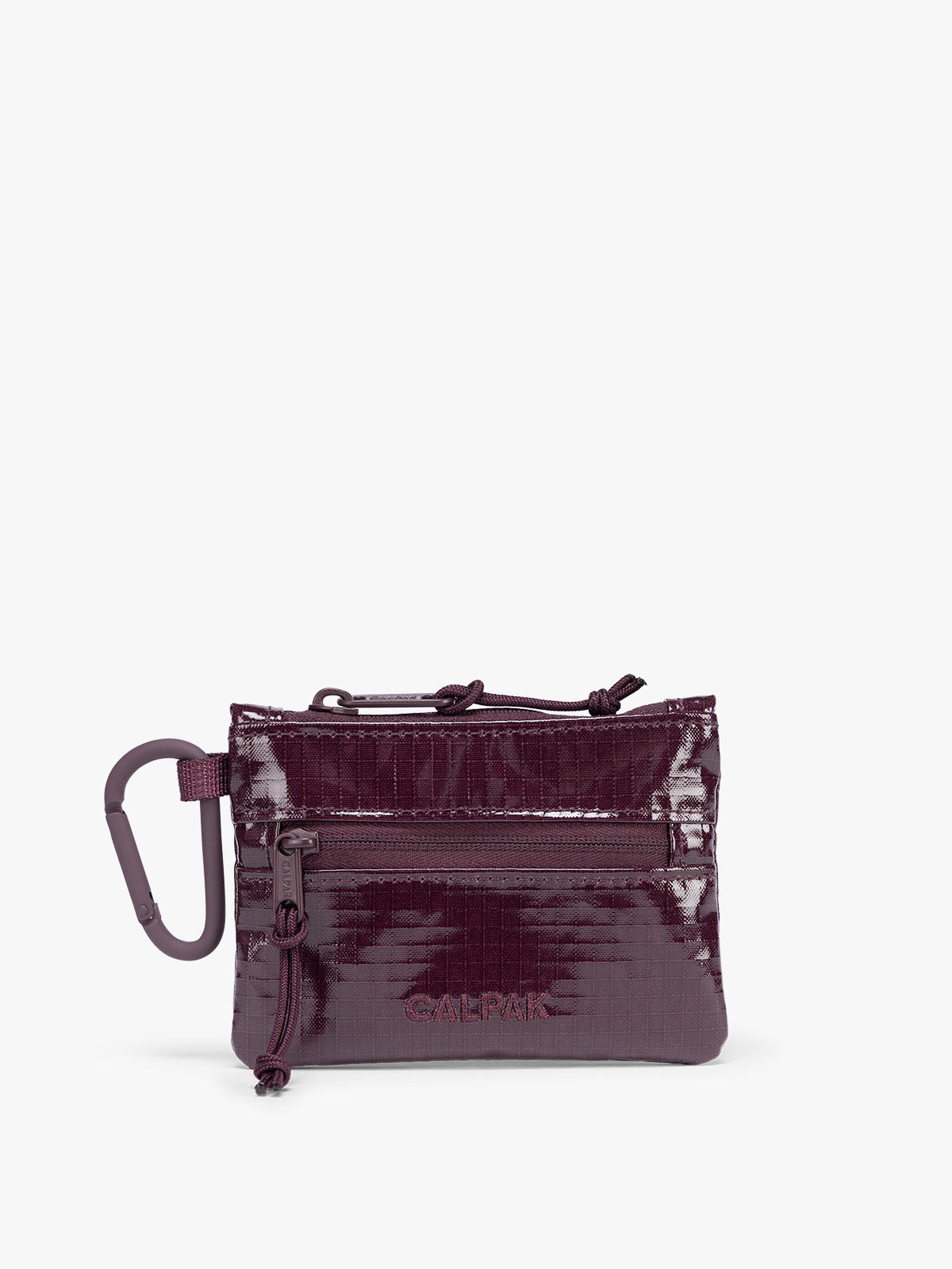 Terra Clippable Card Pouch in Dark Cherry