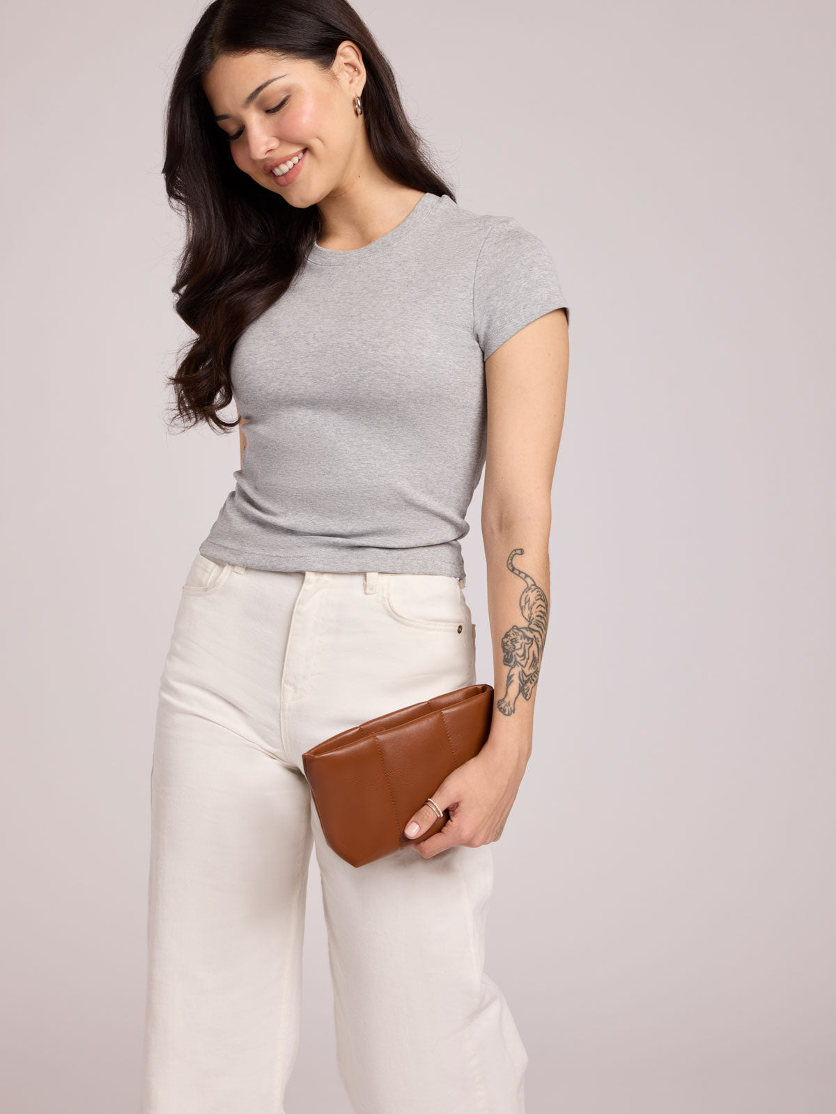 Luka 1-Quart Zip Pouch in Vegan Leather