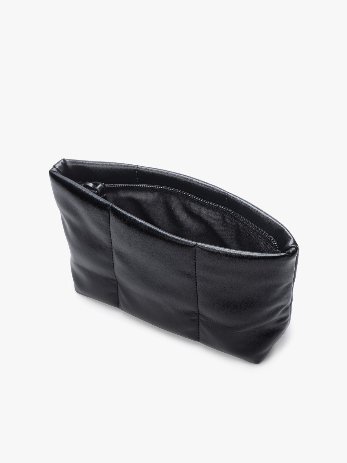 Luka 1-Quart Zip Pouch in Vegan Leather