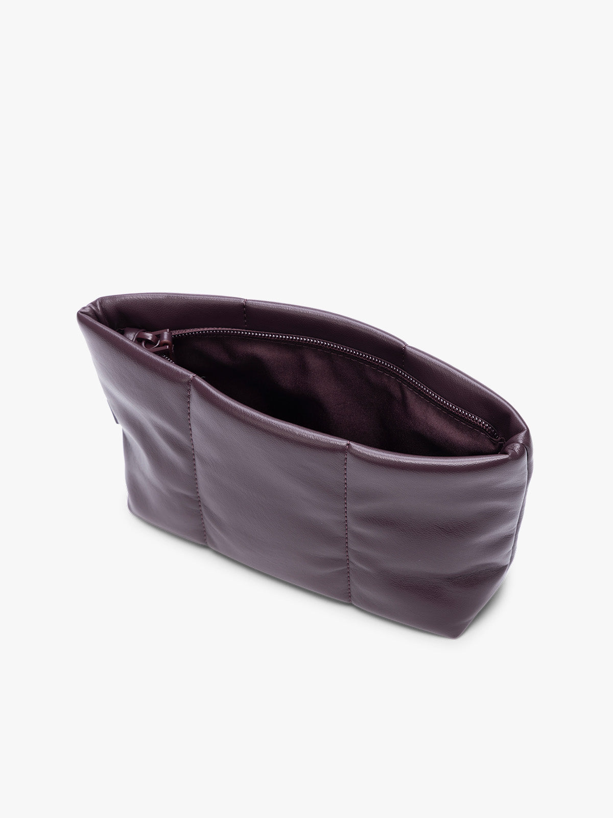 Luka 1-Quart Zip Pouch in Vegan Leather