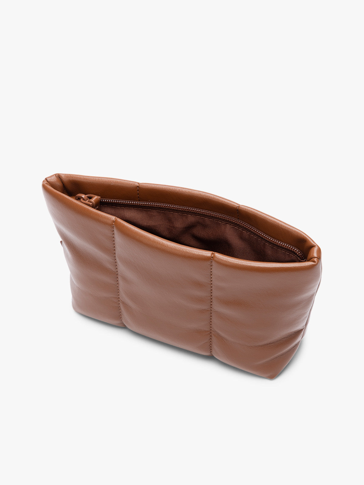 Luka 1-Quart Zip Pouch in Vegan Leather