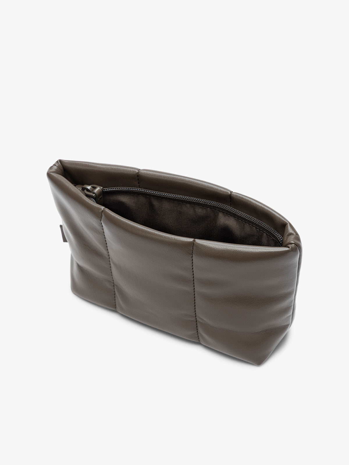 Luka 1-Quart Zip Pouch in Vegan Leather